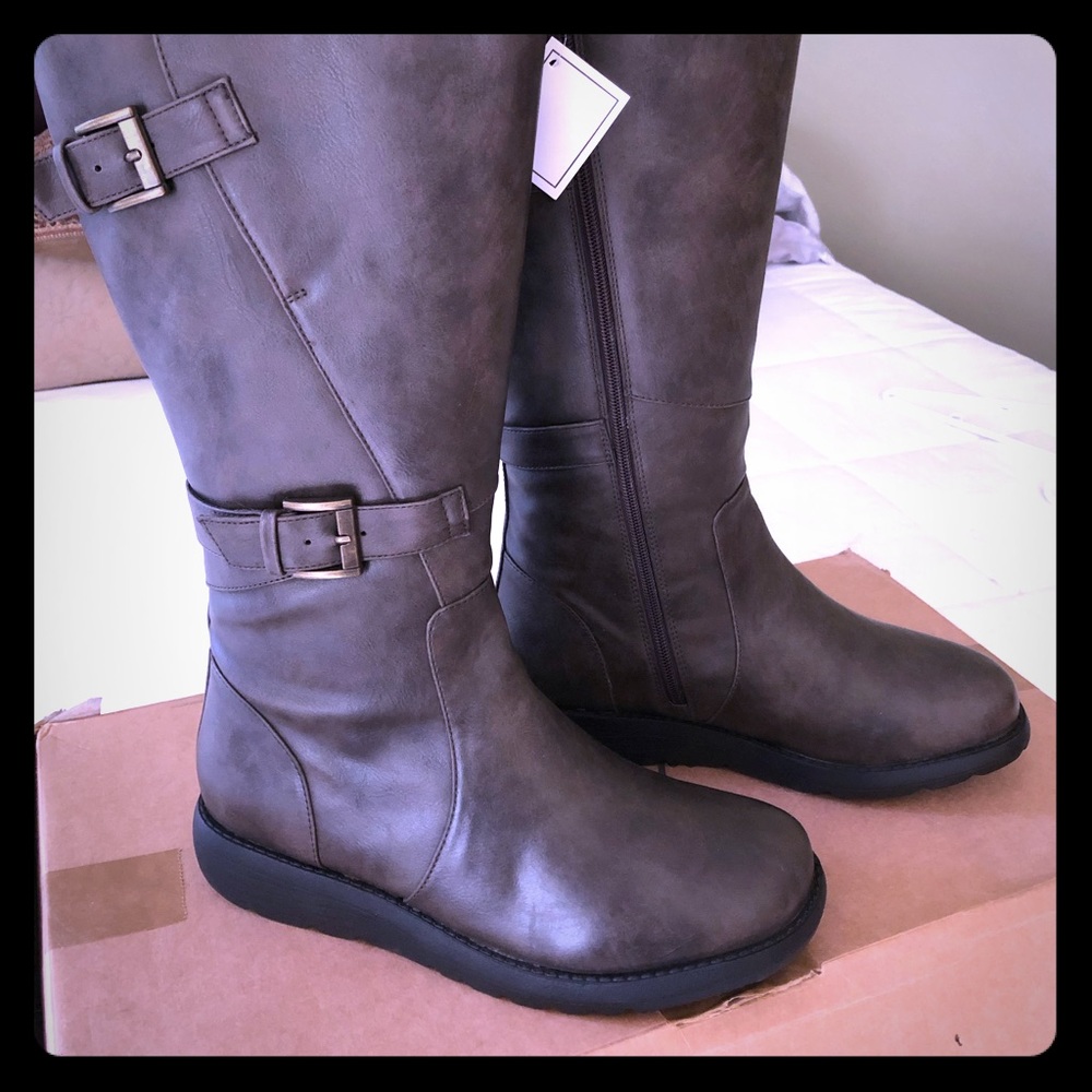 JD Williams Brown Wide Tall Boot